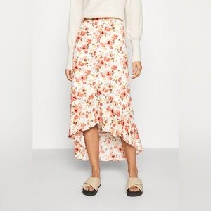 Abercrombie & Fitch Floral Print Asymmetrical Skirt Women's Size X-Small